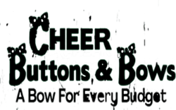 Cheer Buttons & Bows  logo