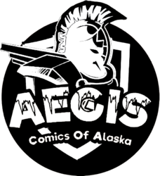 Aegis Comics of Alaska logo