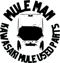 "MULEMAN" KAWASAKI MULE USED PARTS logo