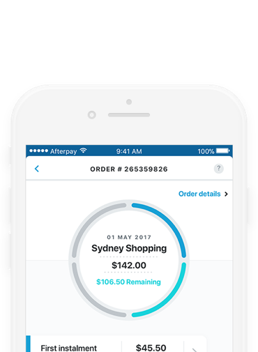 Mobile App - Afterpay - Shop Now. Enjoy Now. Pay Later.