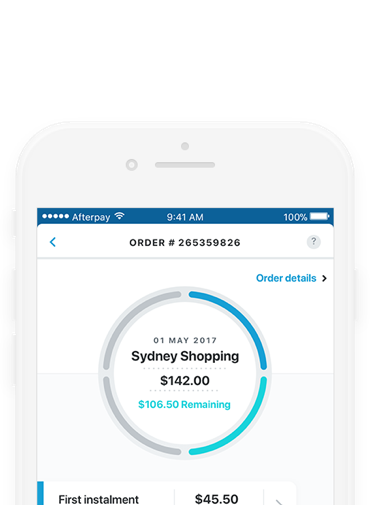 In-store App Afterpay - Buy Now Pay Later with Afterpay